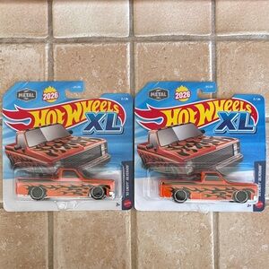 XL Orange Flame Pickup Truck Toy - Hot Wheels